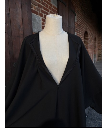 Abaya oumi noir